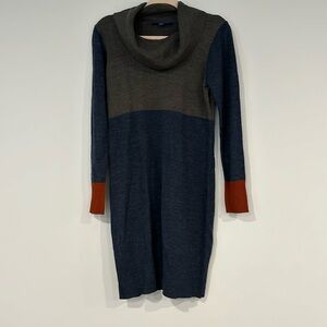 APT.9 Multi Color COWLNECK SWEATER DRESS S